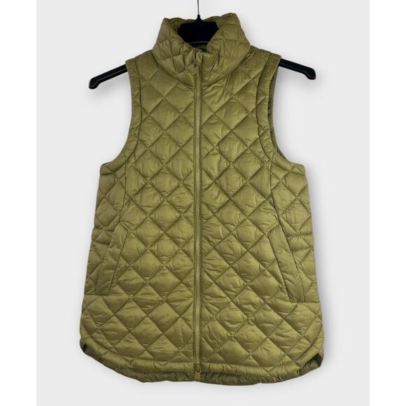 Athleta Whisper Featherless Vest Diamond Quilted Puffer Full Zip Women's Small - Picture 2 of 13